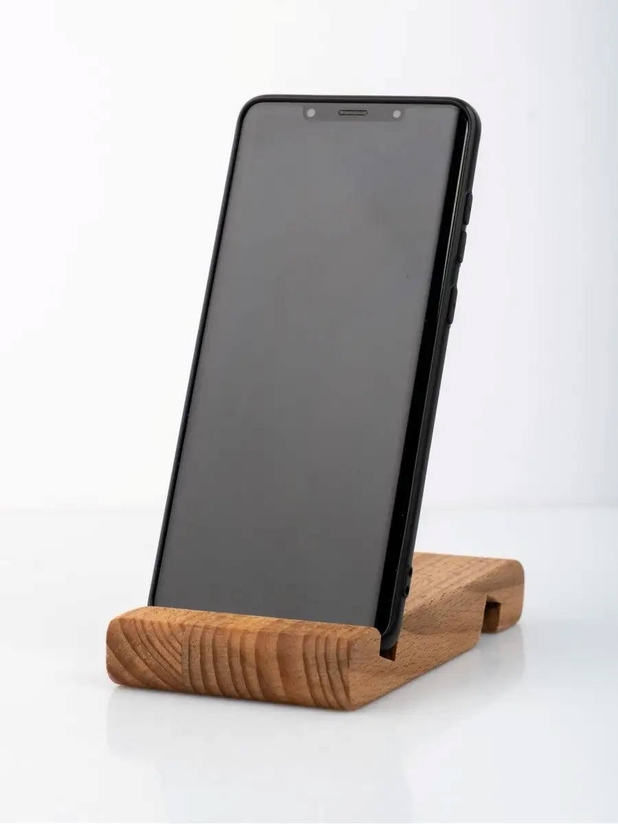 Подставка для телефона деревянная на стол
